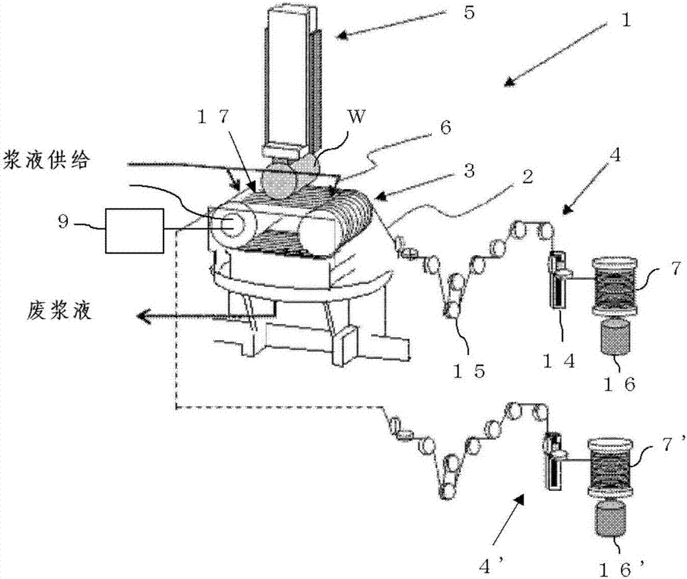 Crystal bar cutting method and wire saw