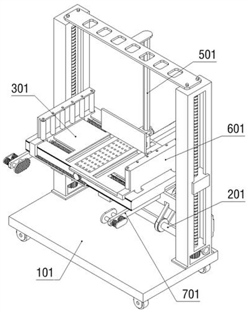 Stacking device for intelligent warehouse goods shelf