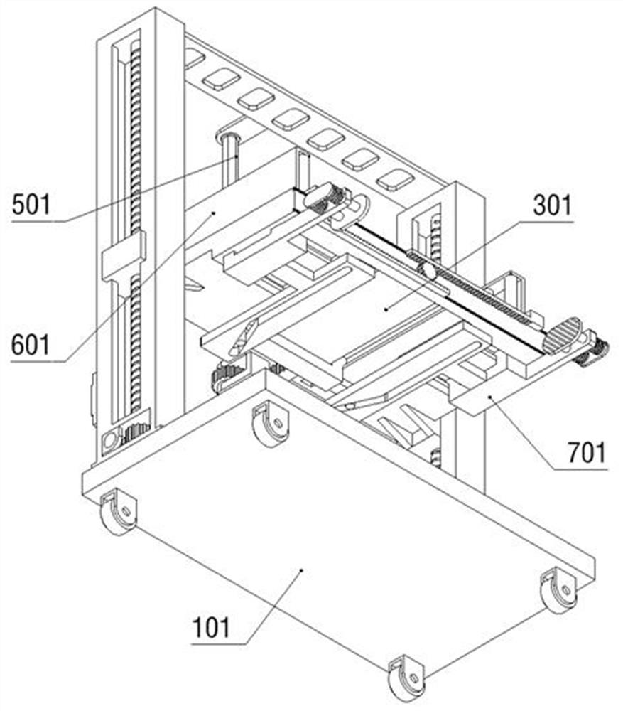 Stacking device for intelligent warehouse goods shelf