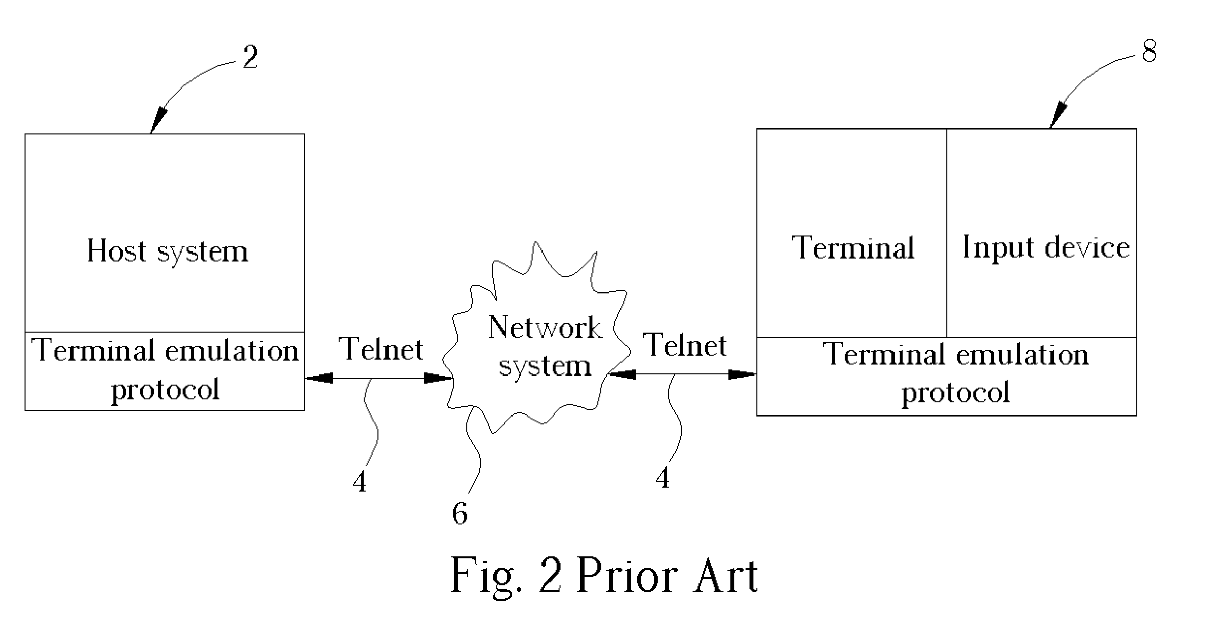 Remote terminal emulation system and method