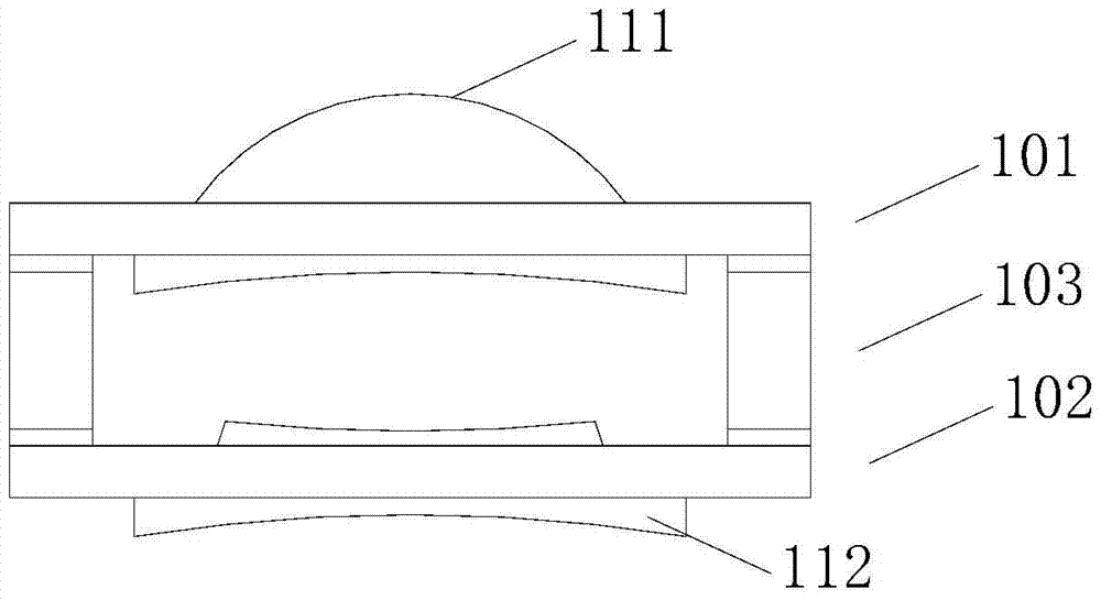 Wafer-level zoom lens module and manufacturing method thereof