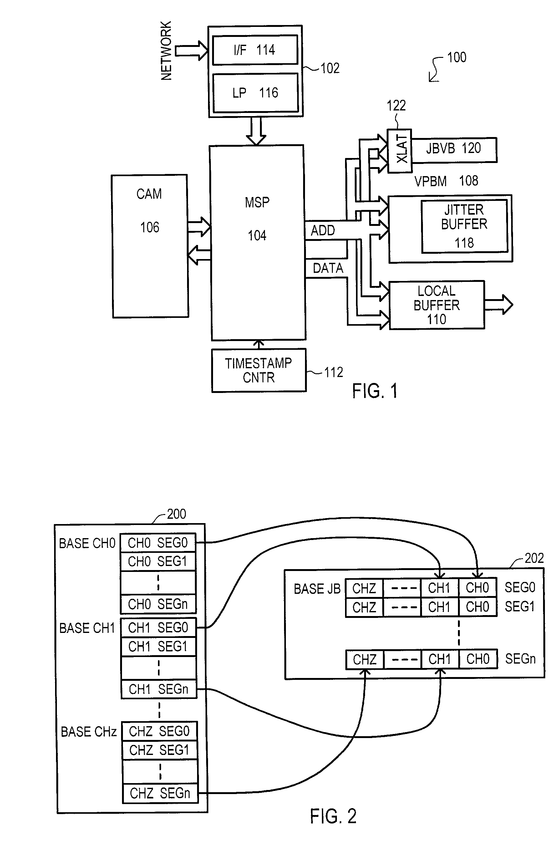 Jitter buffer state management system for data transmitted between synchronous and asynchronous data networks