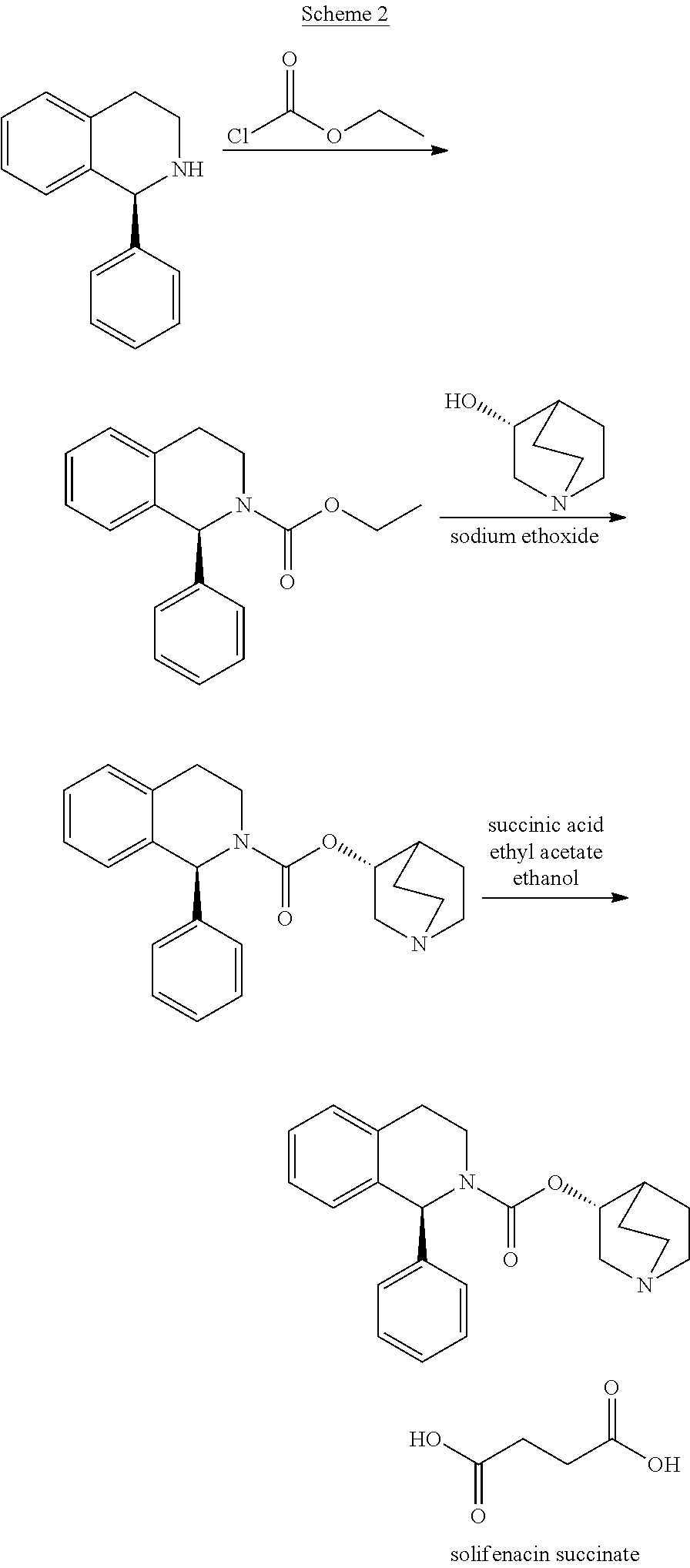 Process for the Preparation of Solifenacin and Salts Thereof