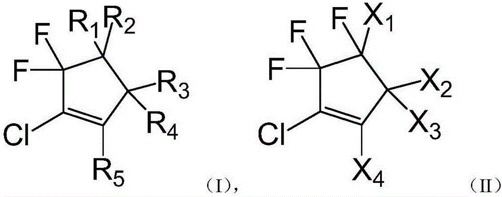 Process for preparing isomers of chlorofluorocyclopentene