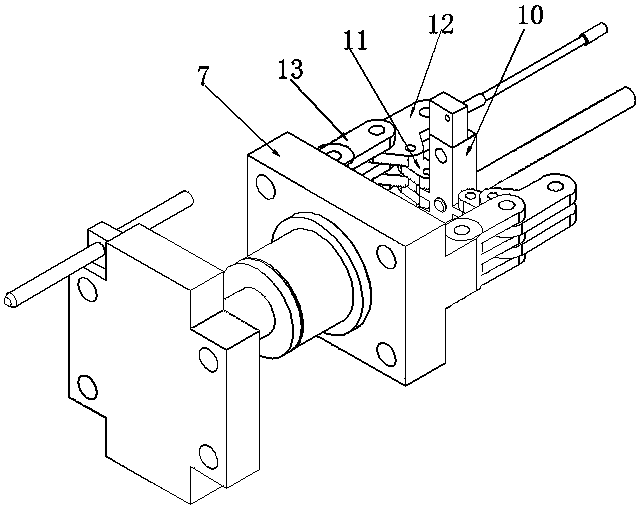 Mold closing device for injection molding machine and mold closing method of mold closing device