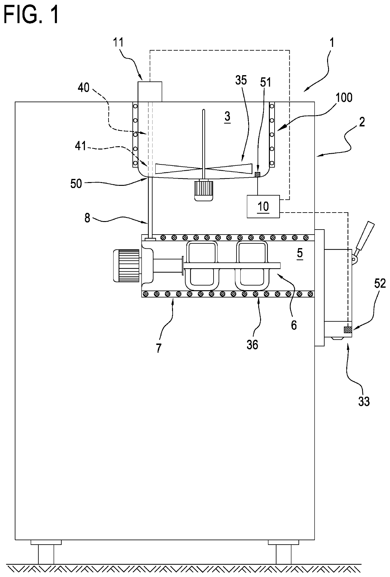 Machine for making liquid or semi-liquid food products and method of operating the machine