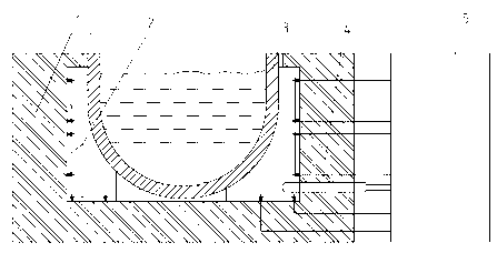 Ceramic crucible for galvanizing furnace and production method thereof