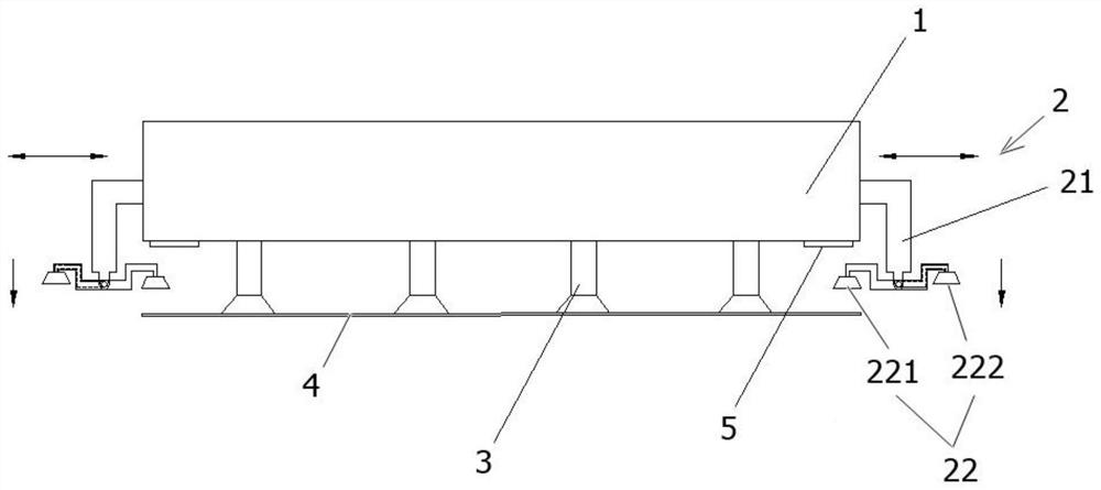 An automatic assembly adsorption device