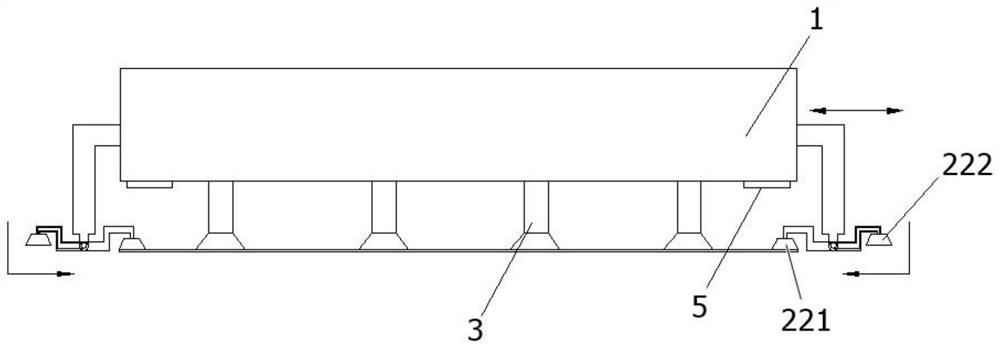 An automatic assembly adsorption device