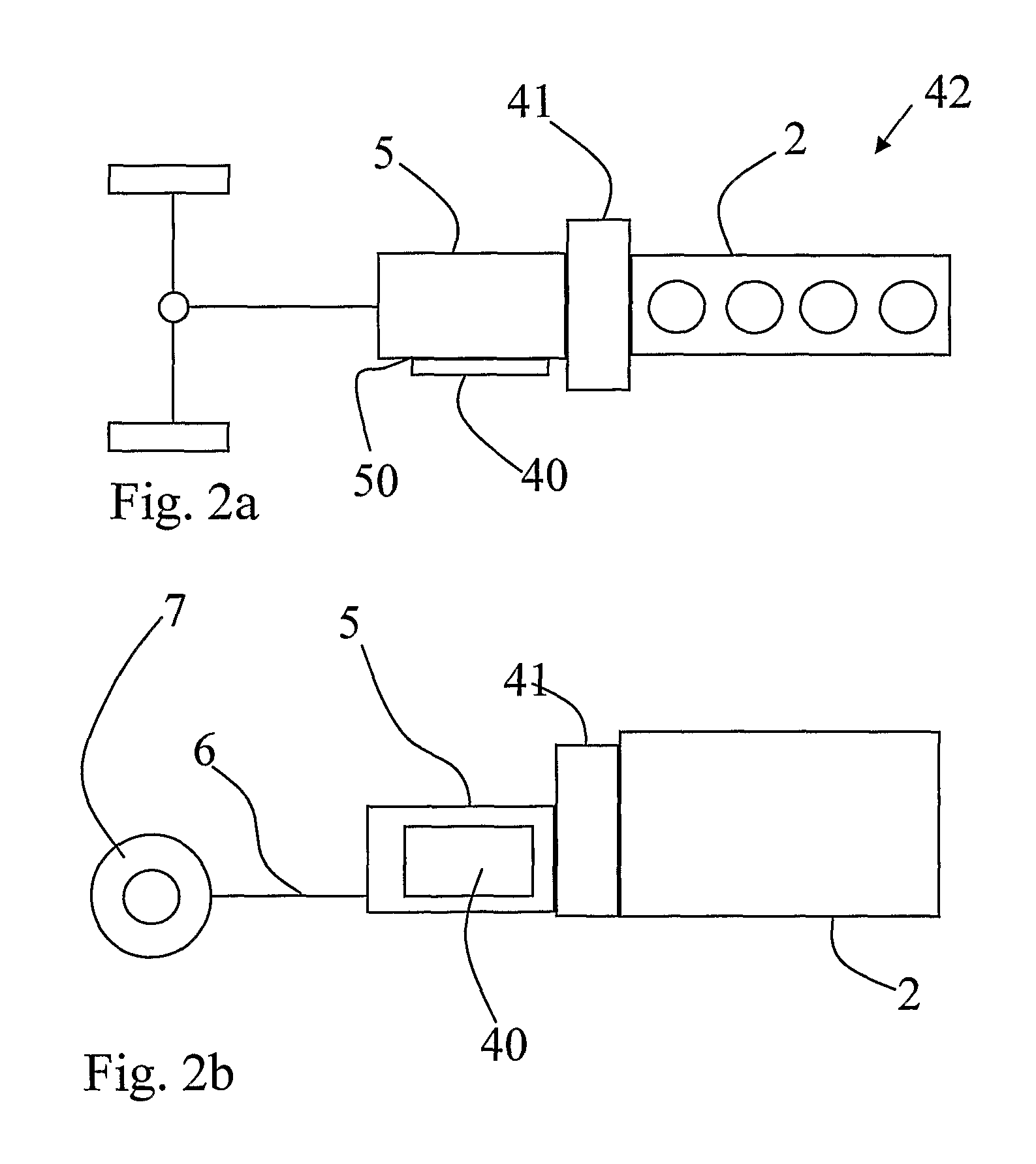 Arrangement for a power electronics unit in a hybrid vehicle