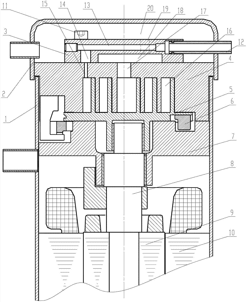 Scroll compressor with injection channel