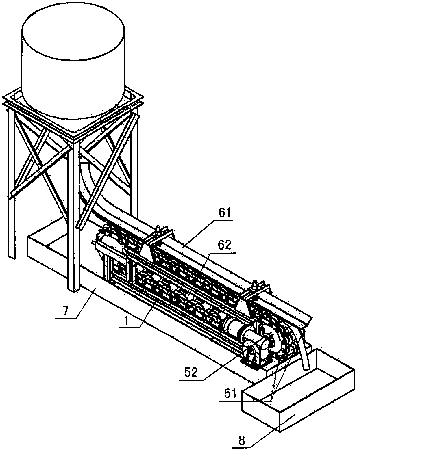 Filtering equipment used for solid-liquid separation