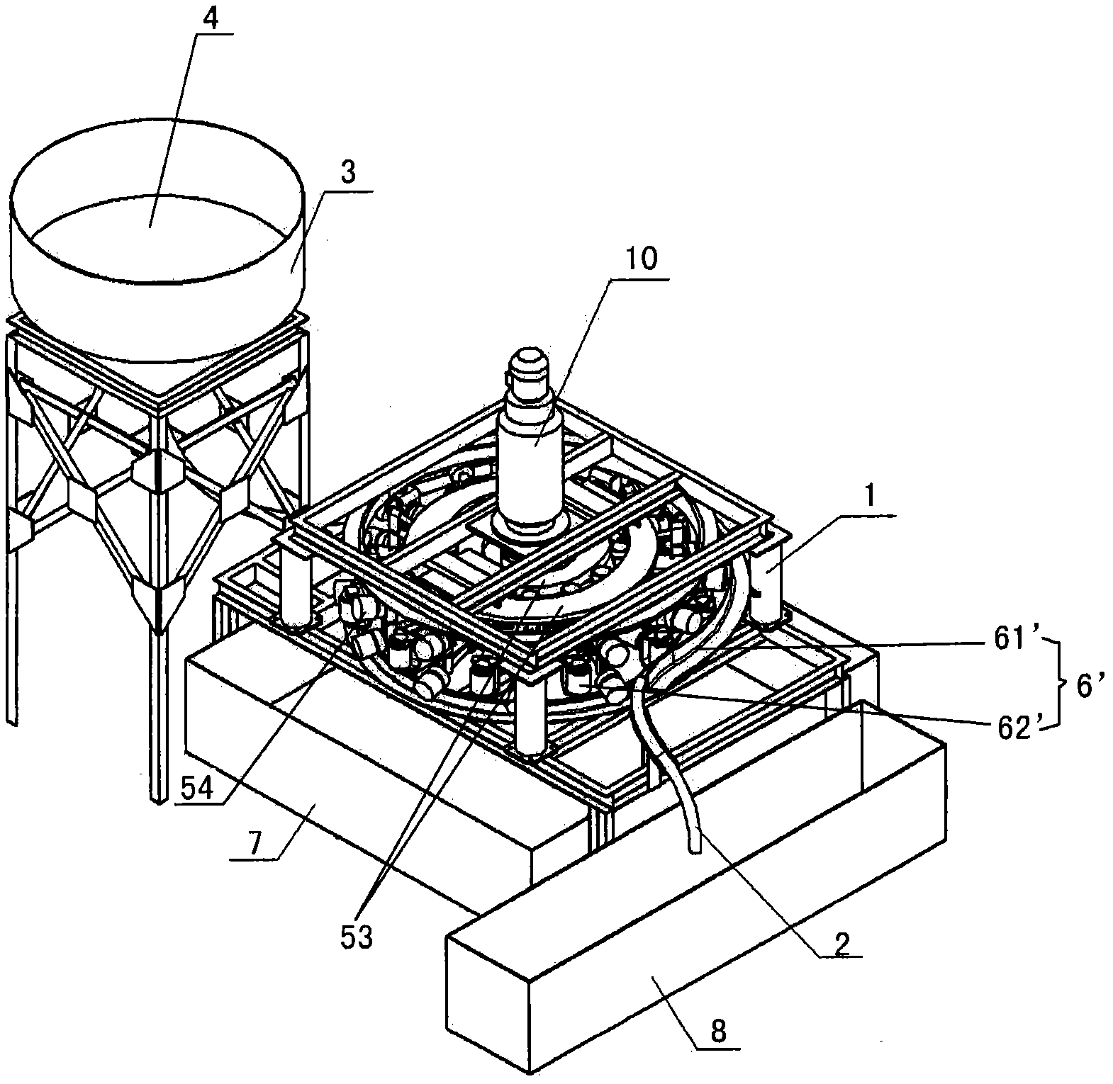 Filtering equipment used for solid-liquid separation