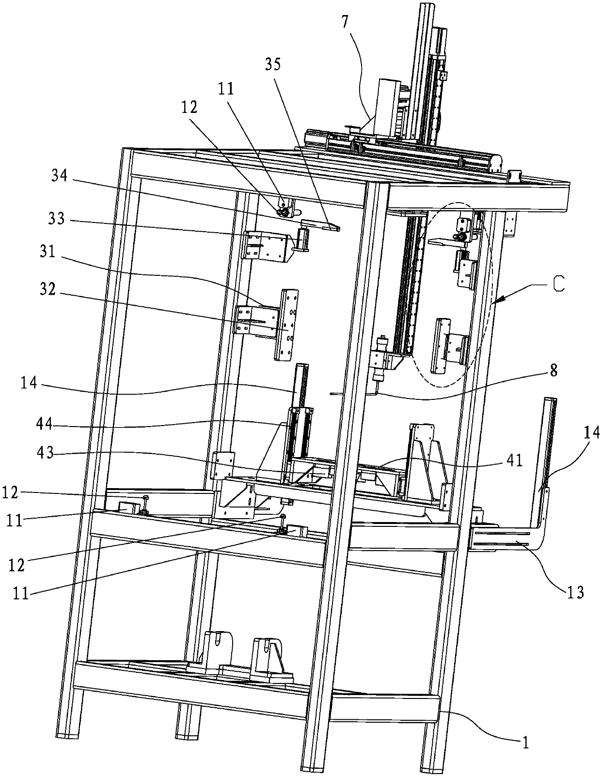 Wall-hanging stove automatic fire-scanning tester