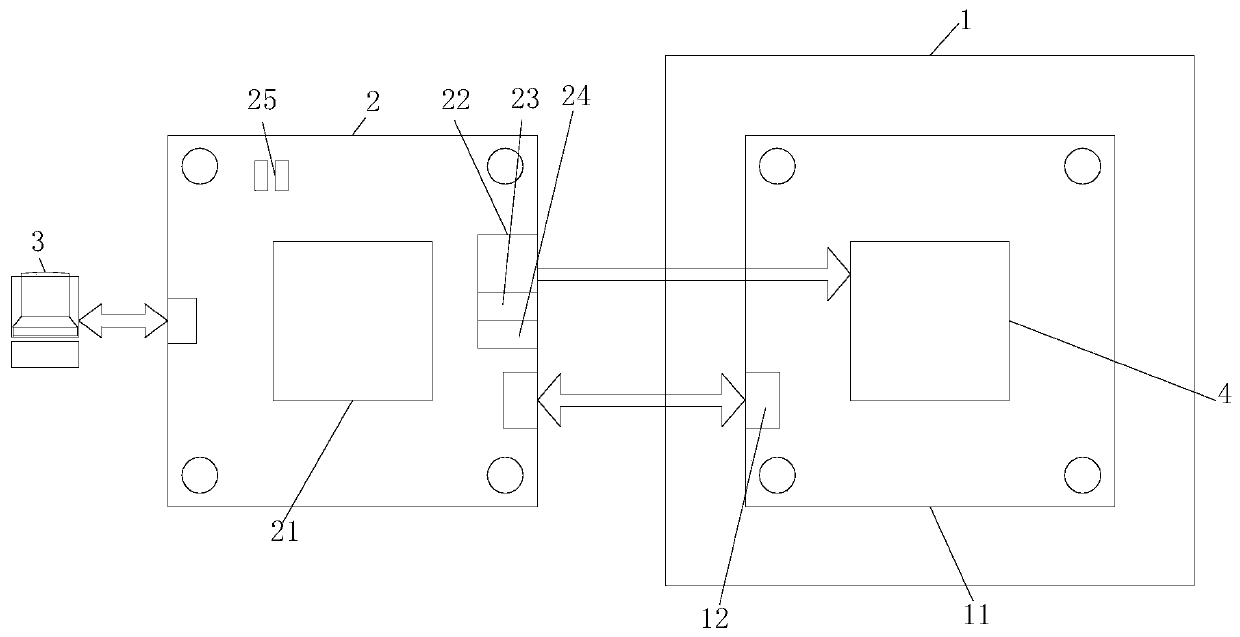 Monitoring component, system and method based on running state of system-in-package device