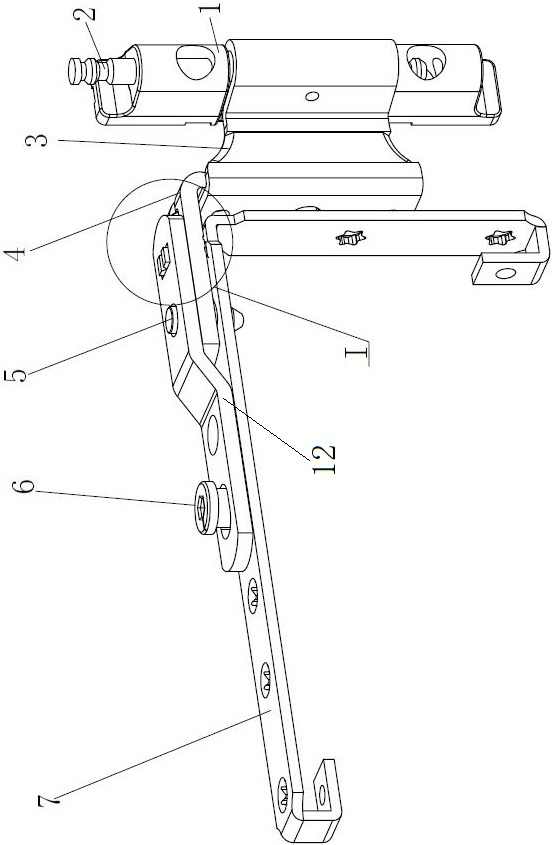 Novel hinge for plastic steel window