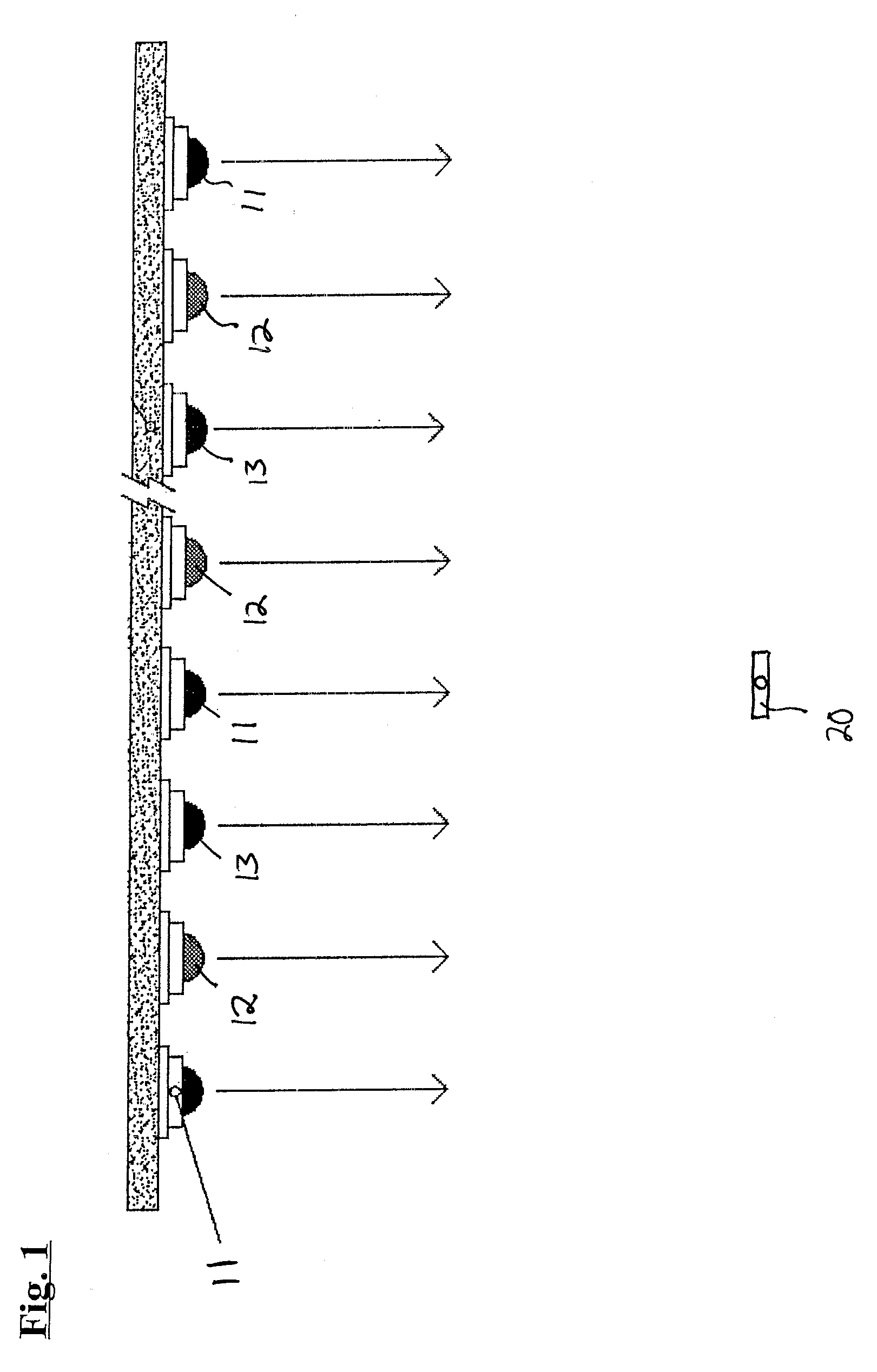 Lighting device with color control, and method of lighting
