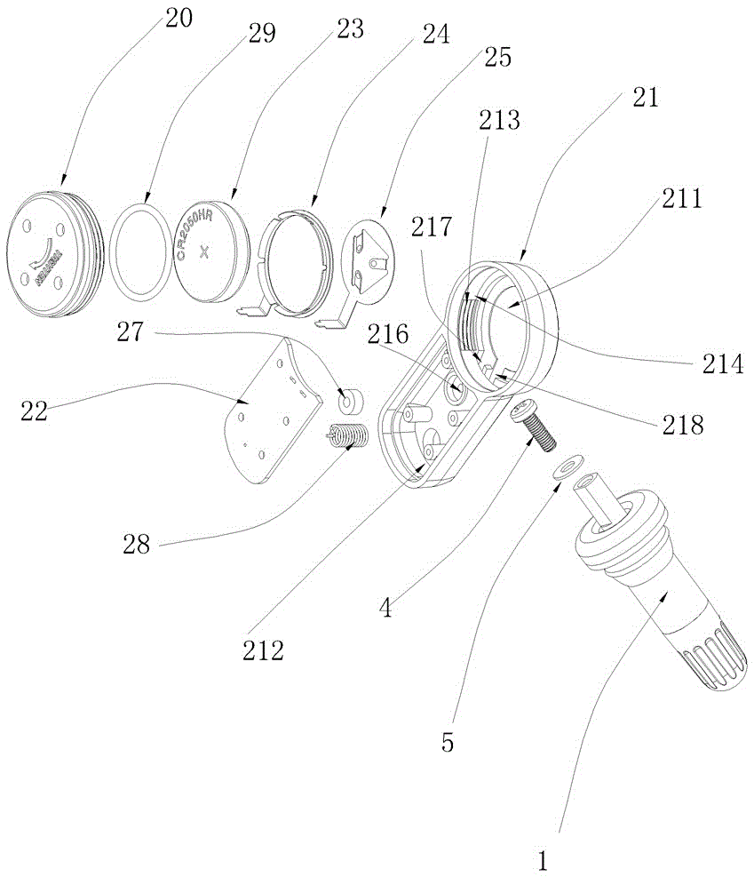 Multifunctional built-in tire pressure sensor