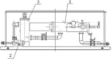 Fracturing backflow liquid finely-filtering device and method