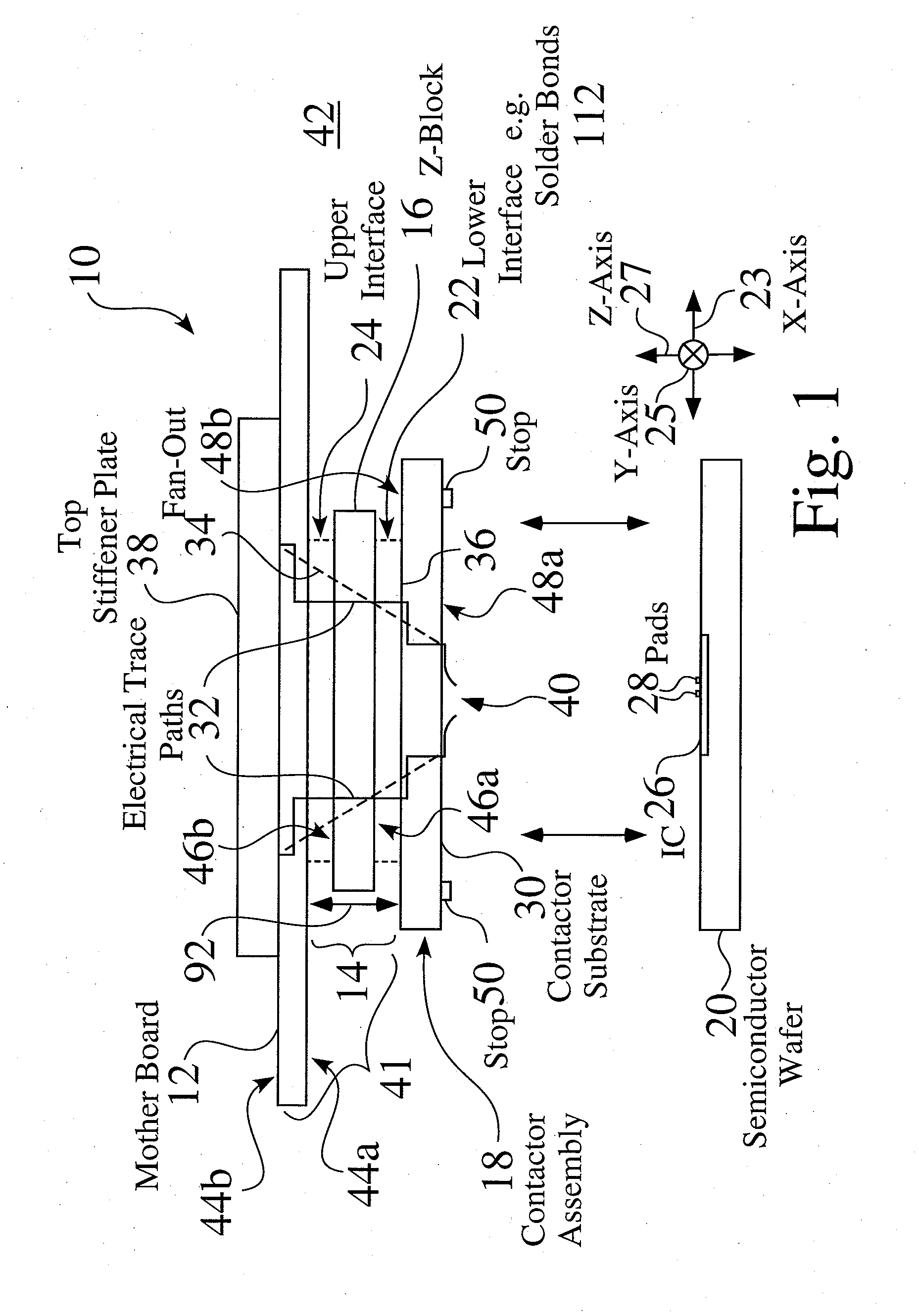 Fine pitch microfabricated spring contact structure & method