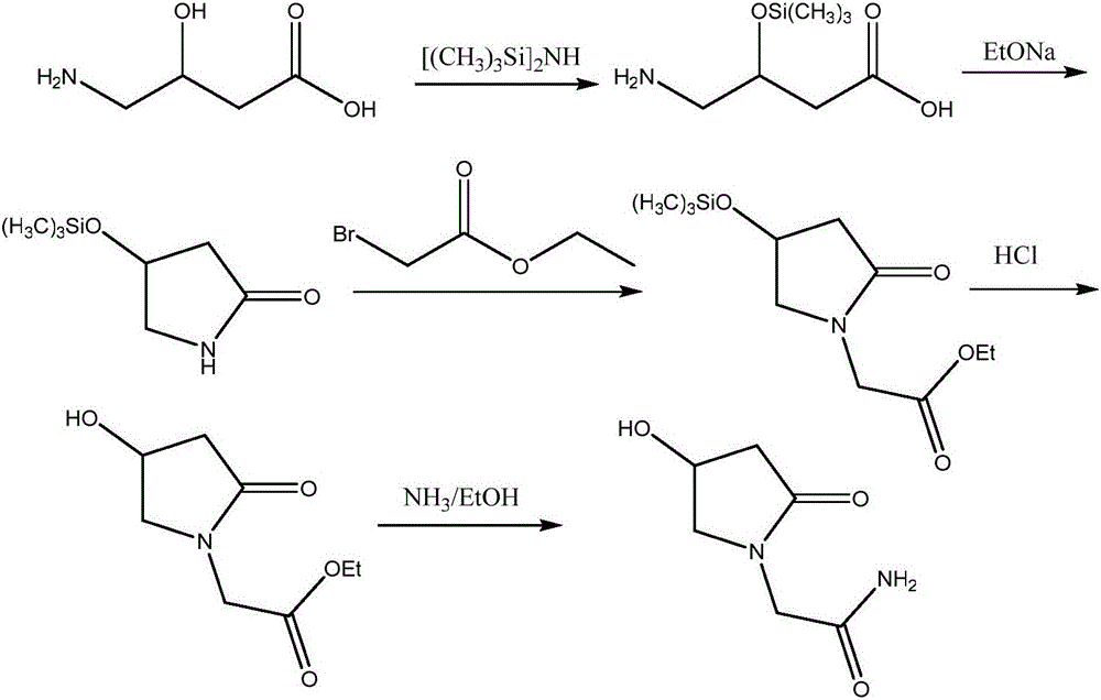 Oxiracetam synthesis technology