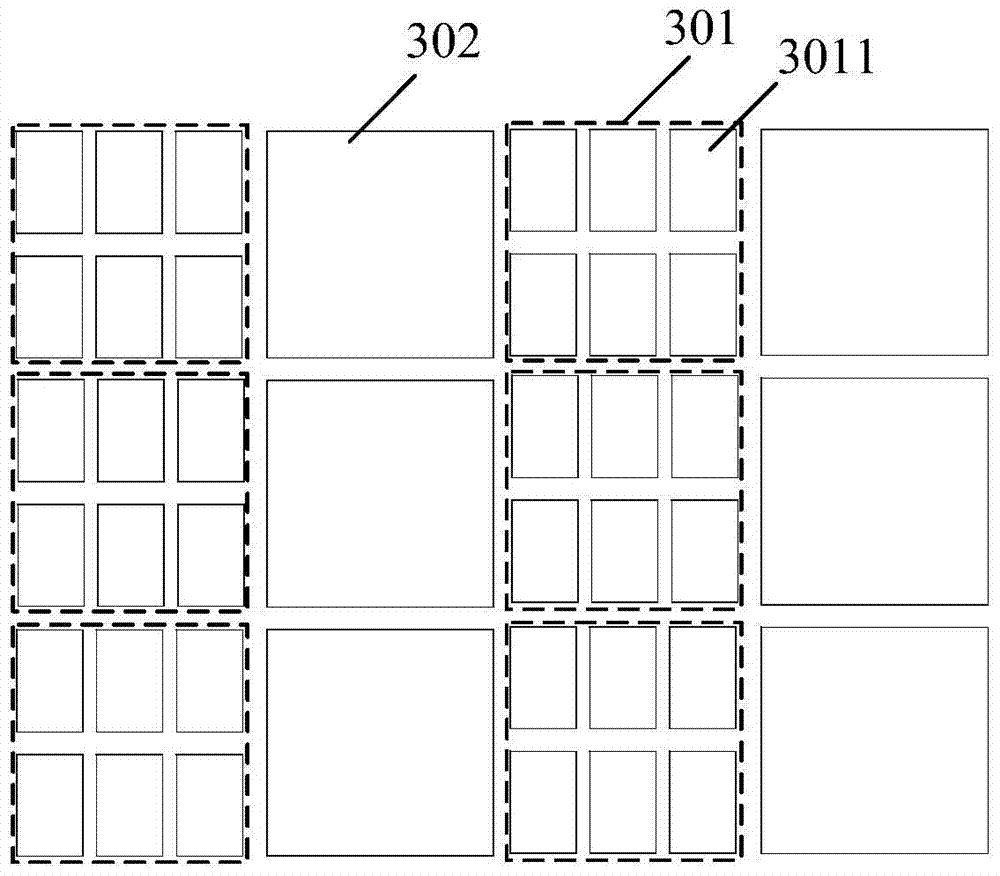 Array substrate and method for forming same, touch detection method for touch display device