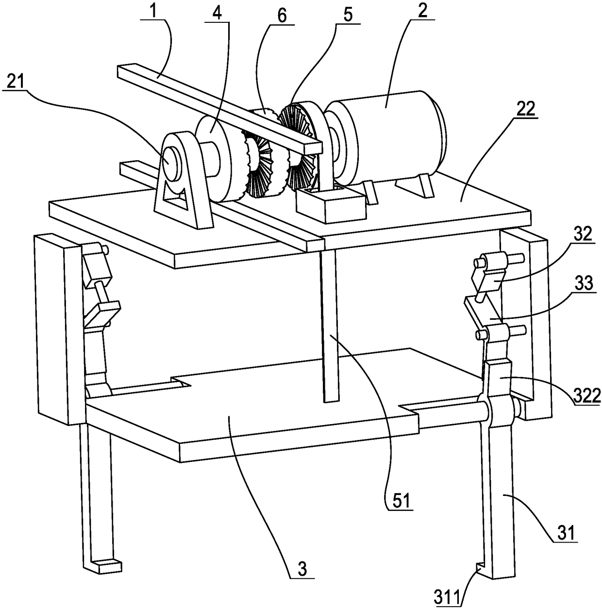 An engine assembly transfer device