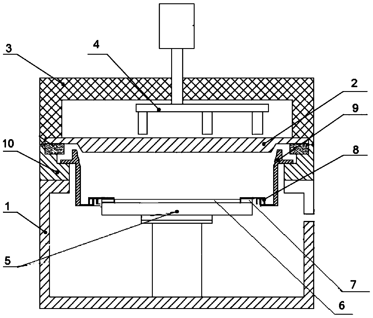 Cooling assembly of magnetron sputtering reaction chamber and magnetron sputtering equipment thereof