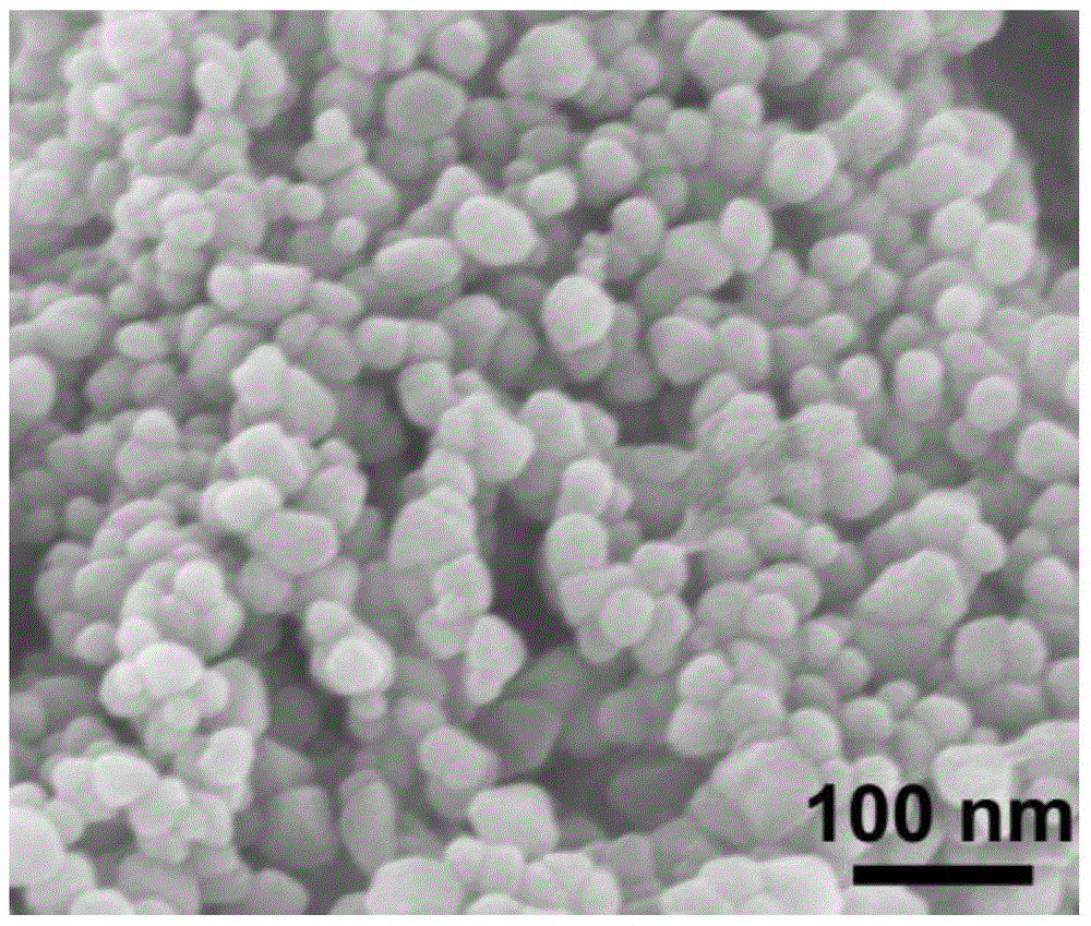 Preparation method of superparamagnetic ferric oxide nanomaterial