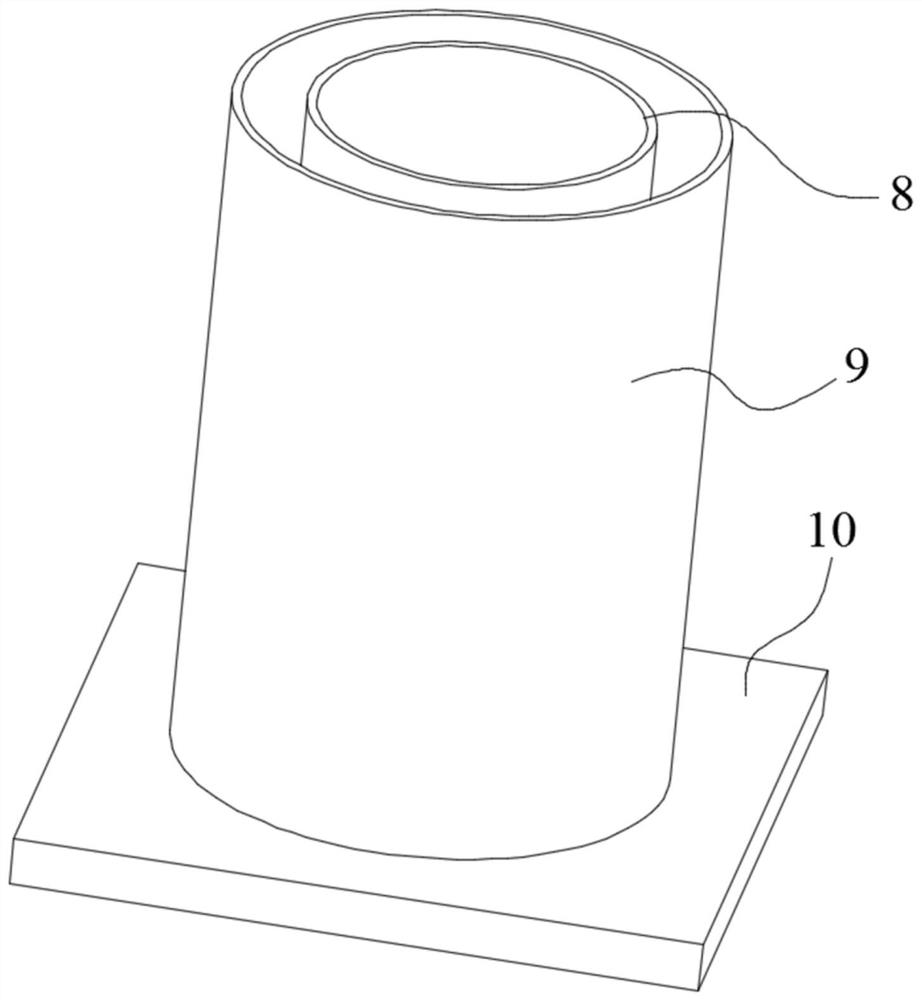 A construction method of an energy-dissipating and shock-absorbing composite shed-cave structure that resists the impact of landslides and collapses