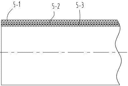 A flexible composite lining pipe connection device