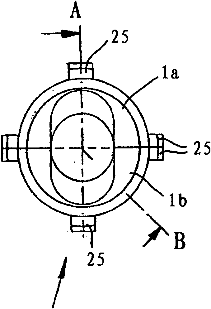 Eccentric worm pump with split stator