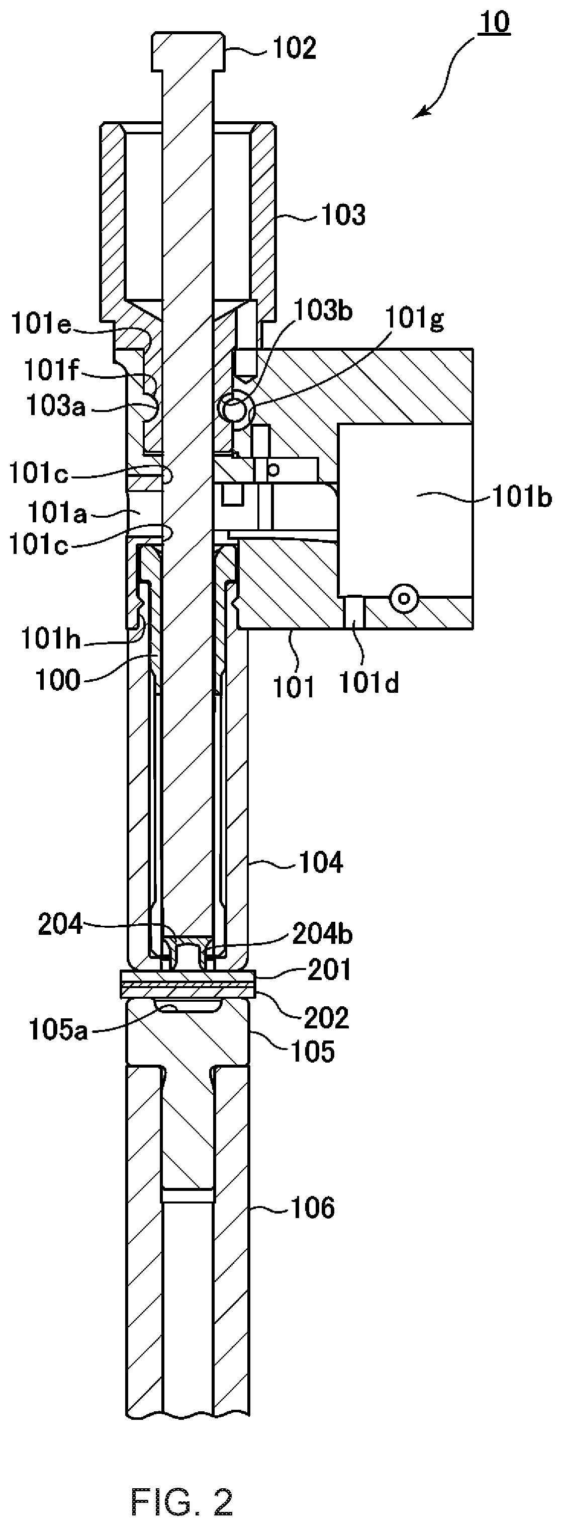 Self-piercing rivet fastening device