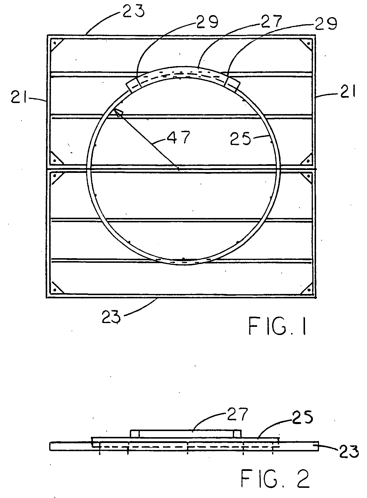 Form for constructing a thrower's circle