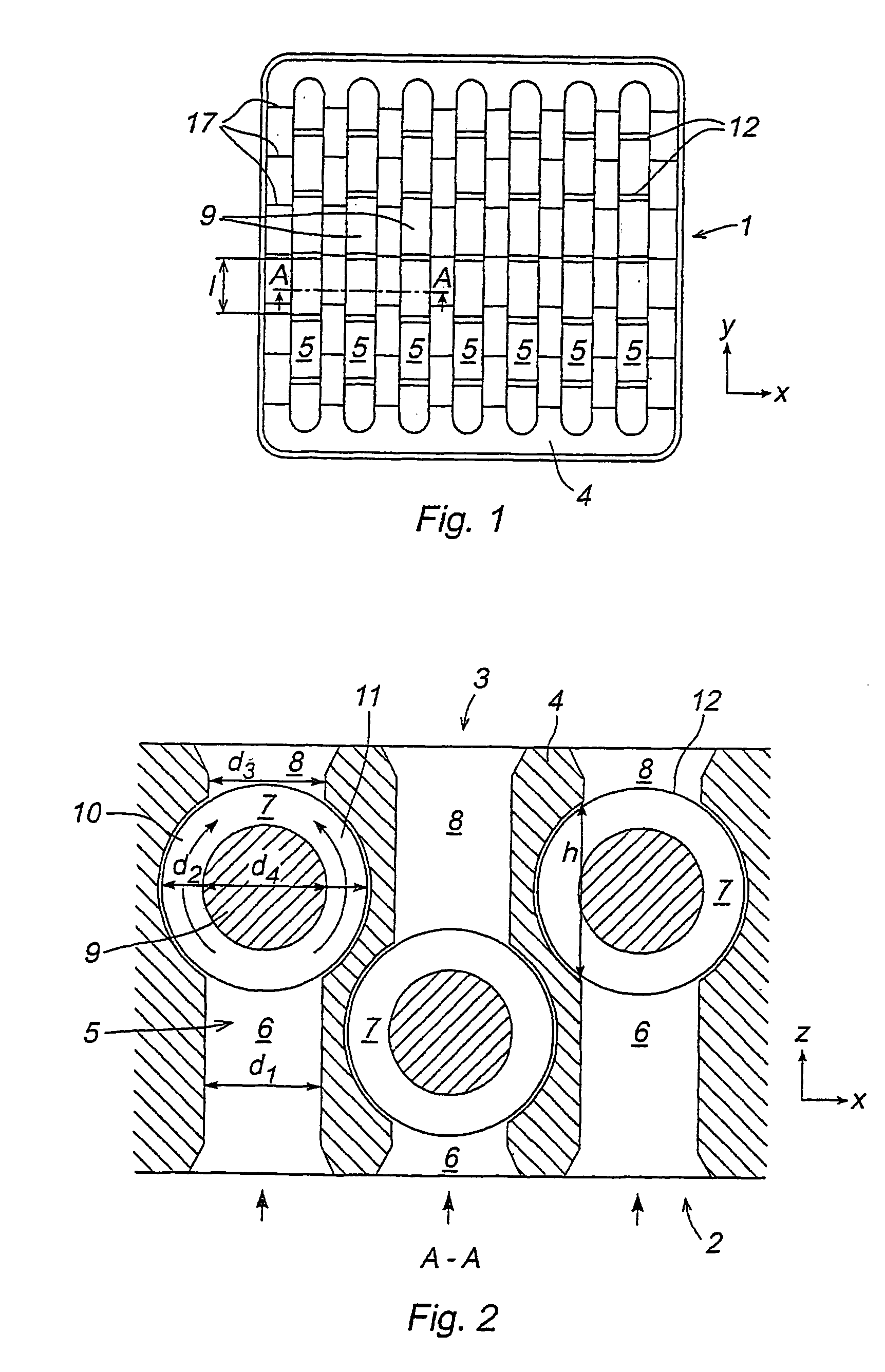 Filter and fuel assembly for a light-water nuclear reactor