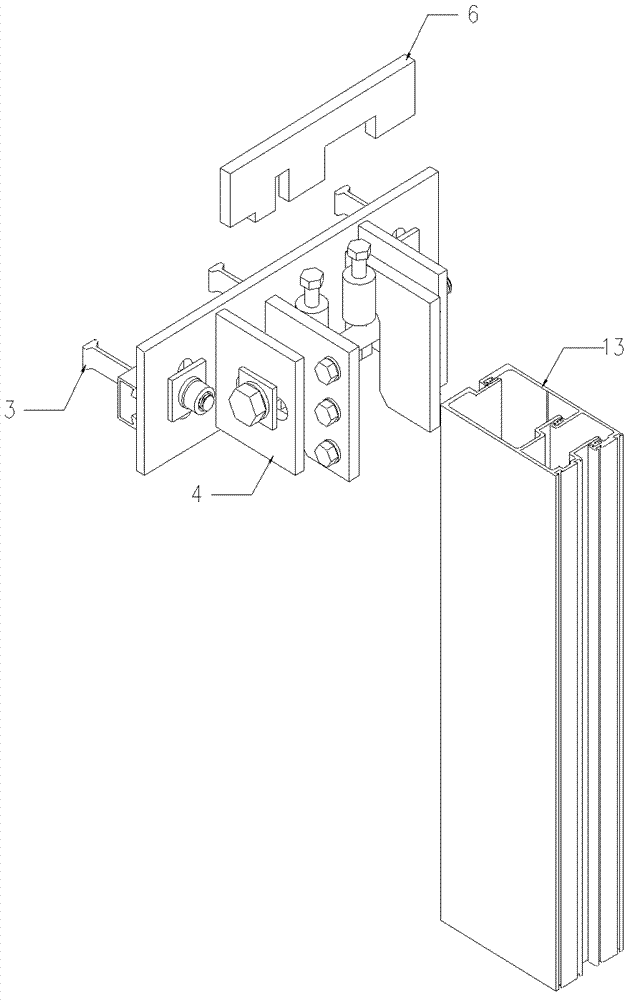 Unit curtain wall connector