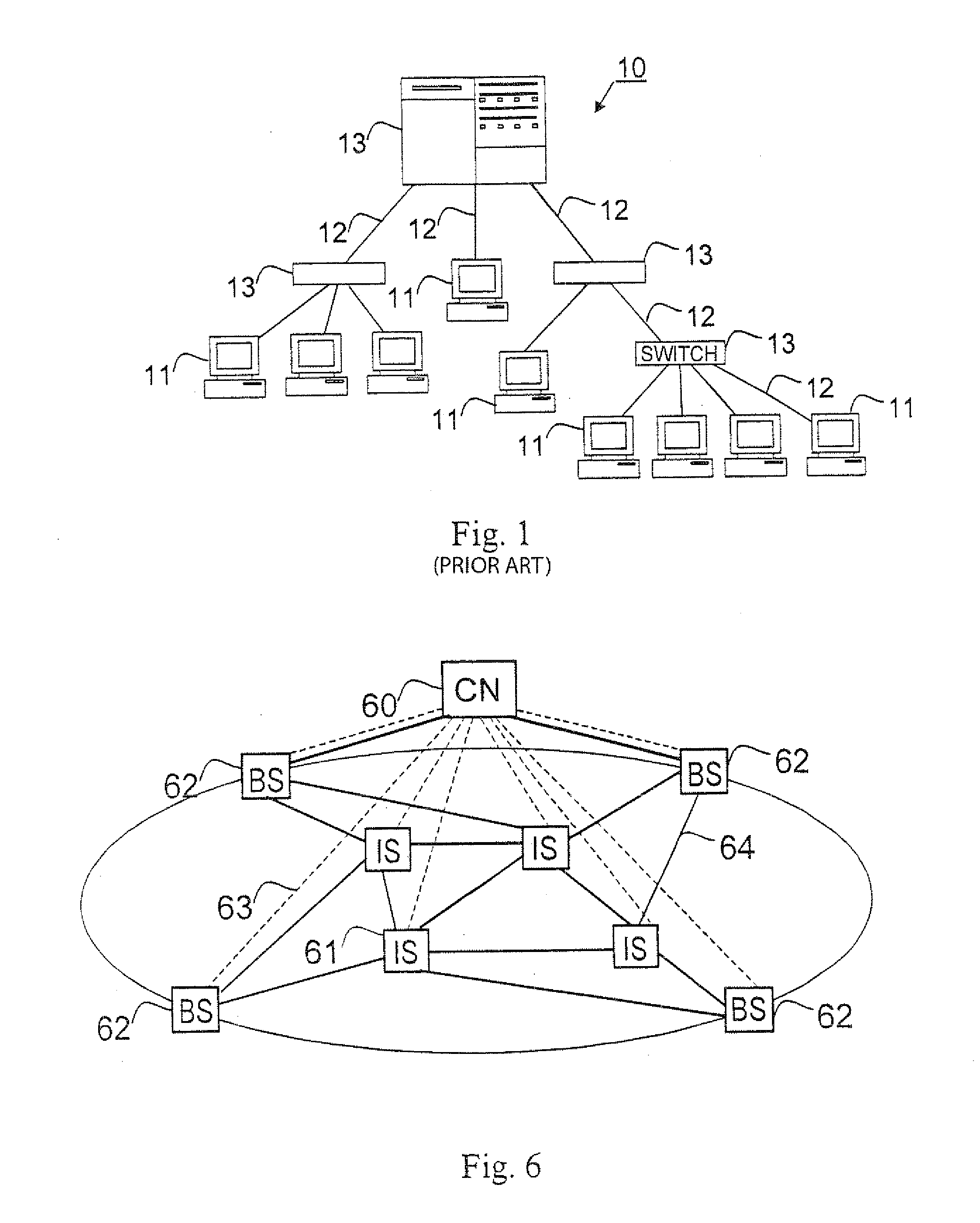 Arrangements for connection-oriented transport in a packet switched communications network