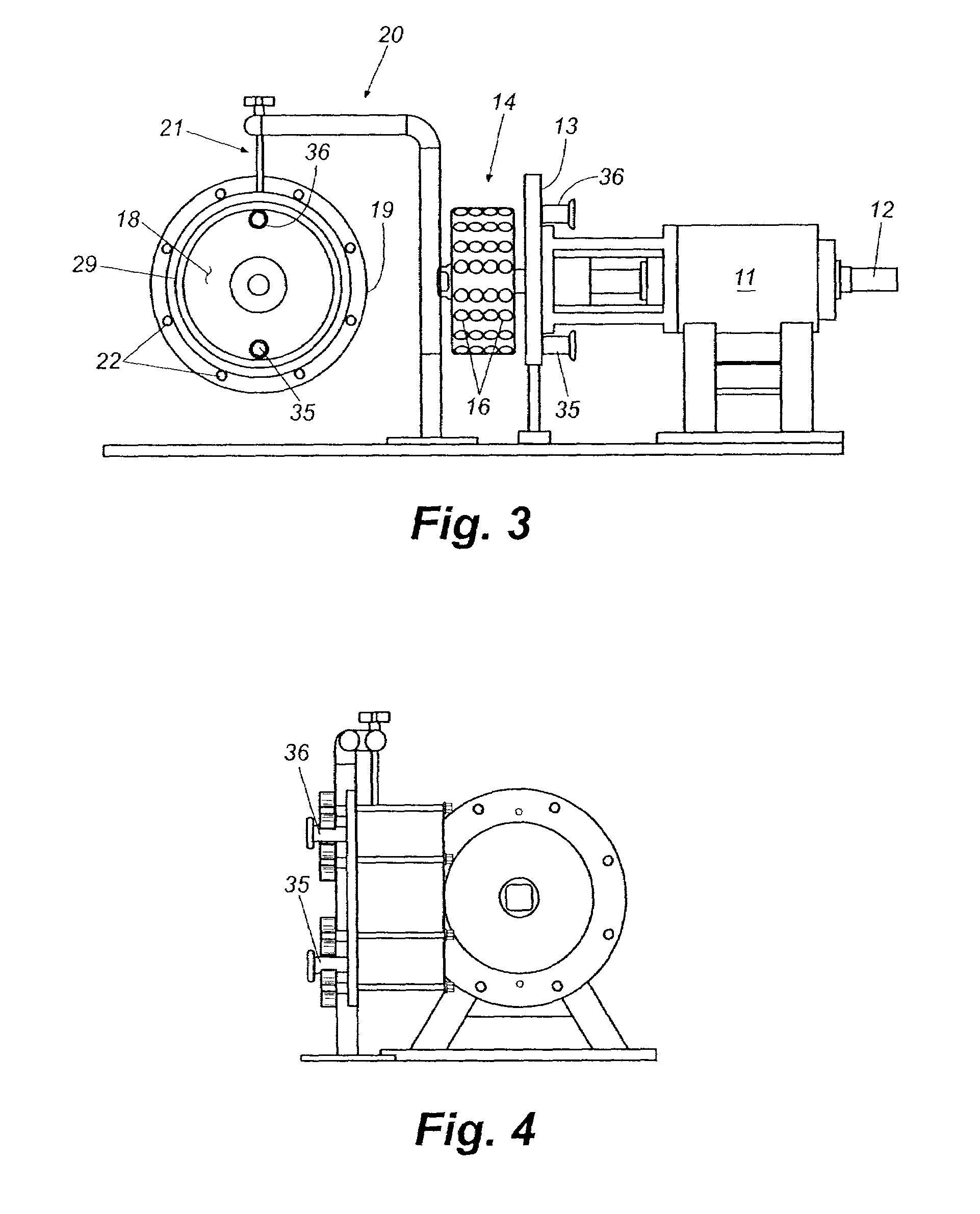 Controlled cavitation device with easy disassembly and cleaning