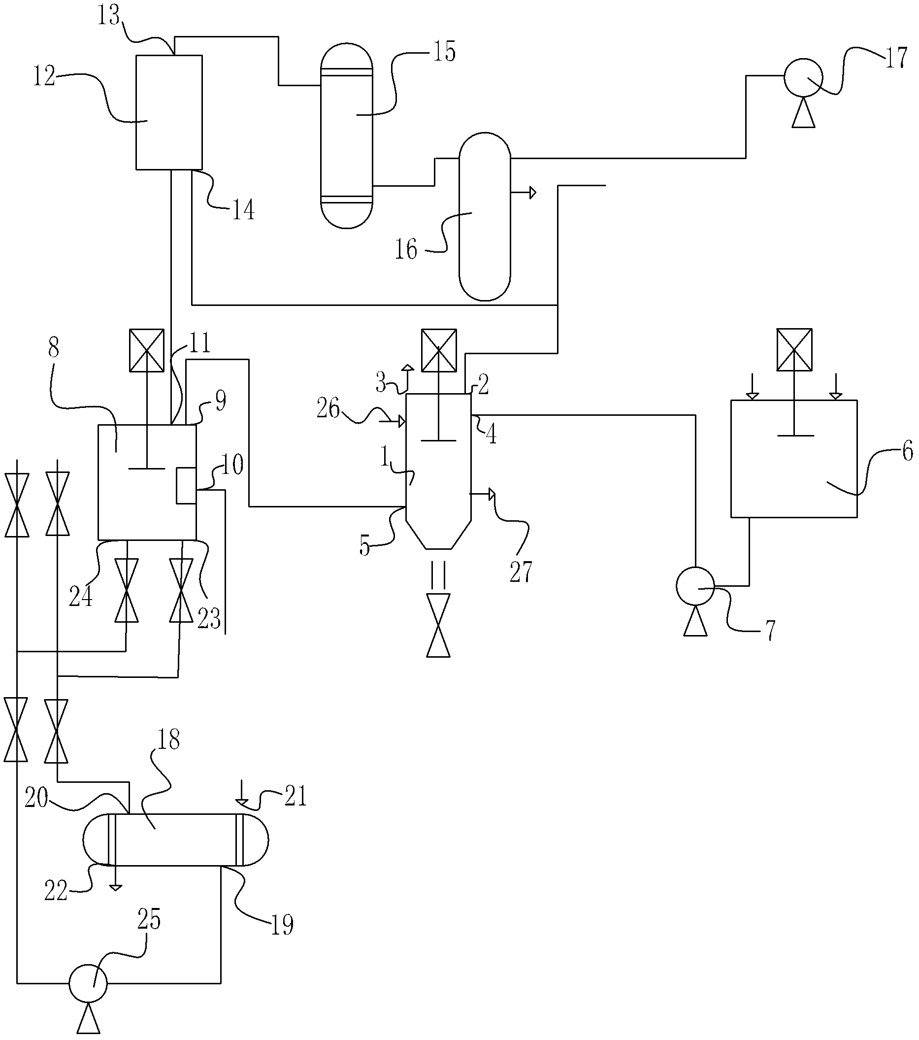 System for removing formic acid generated during dimethylformamide recovering process