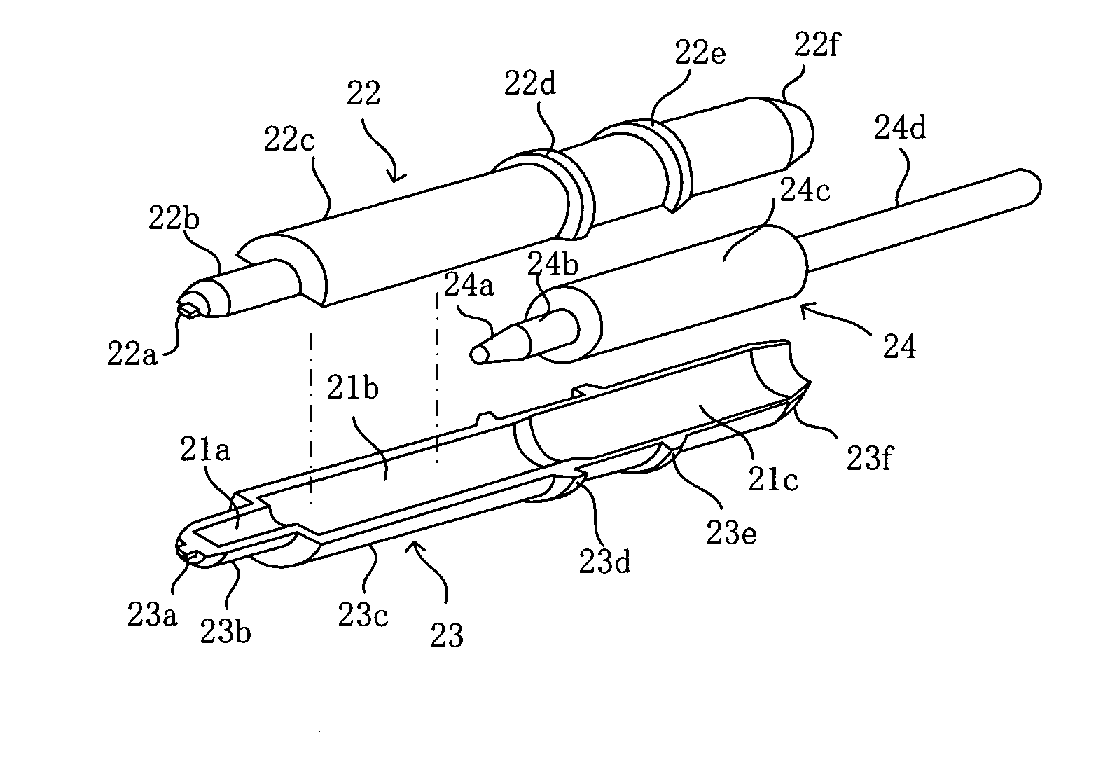 Method for linking segments and linking tool