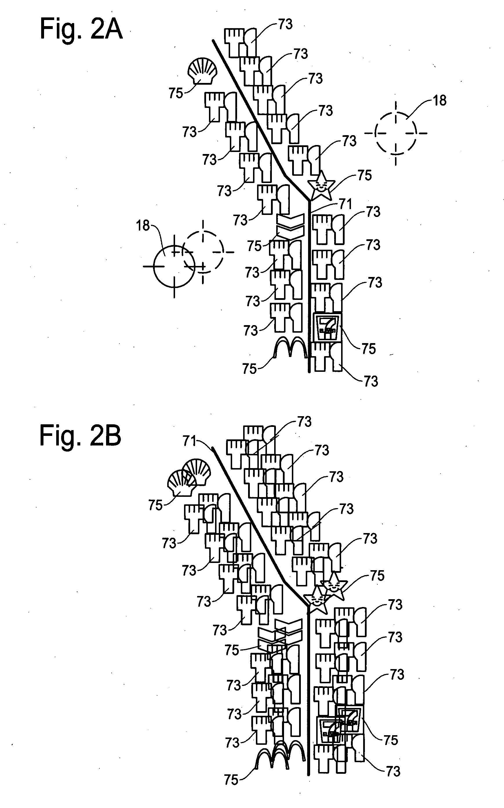 Map scrolling method and apparatus for navigation system for selectively displaying icons