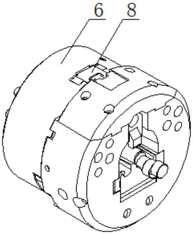 Clamping equipment special for large crankshaft turning eccentric machining