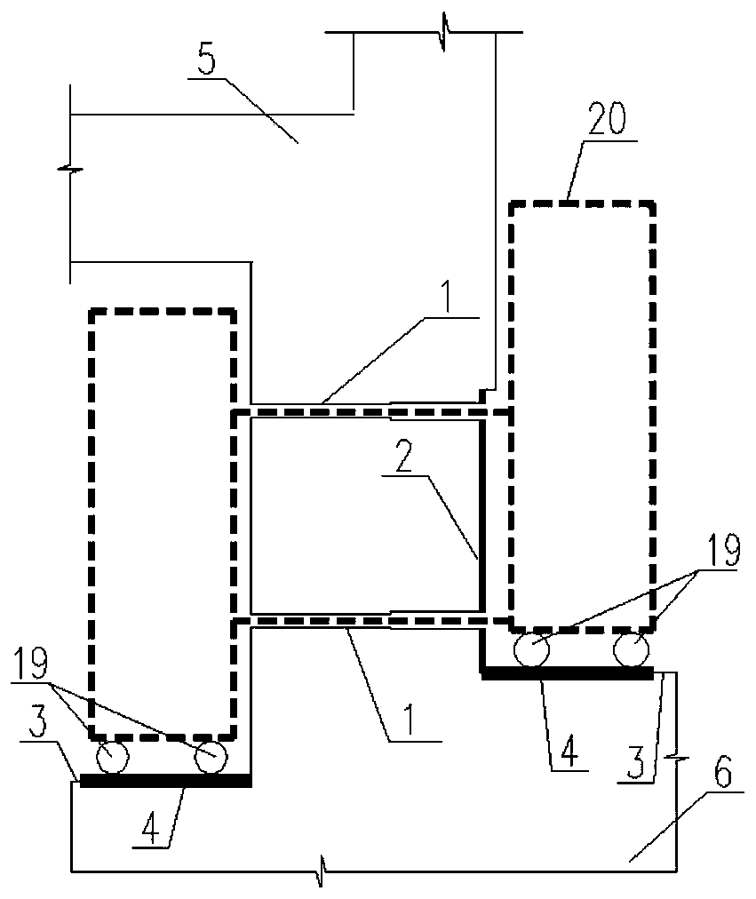 Device and installation method for precision control of pre-embedded components of push-pull device in nuclear power plant