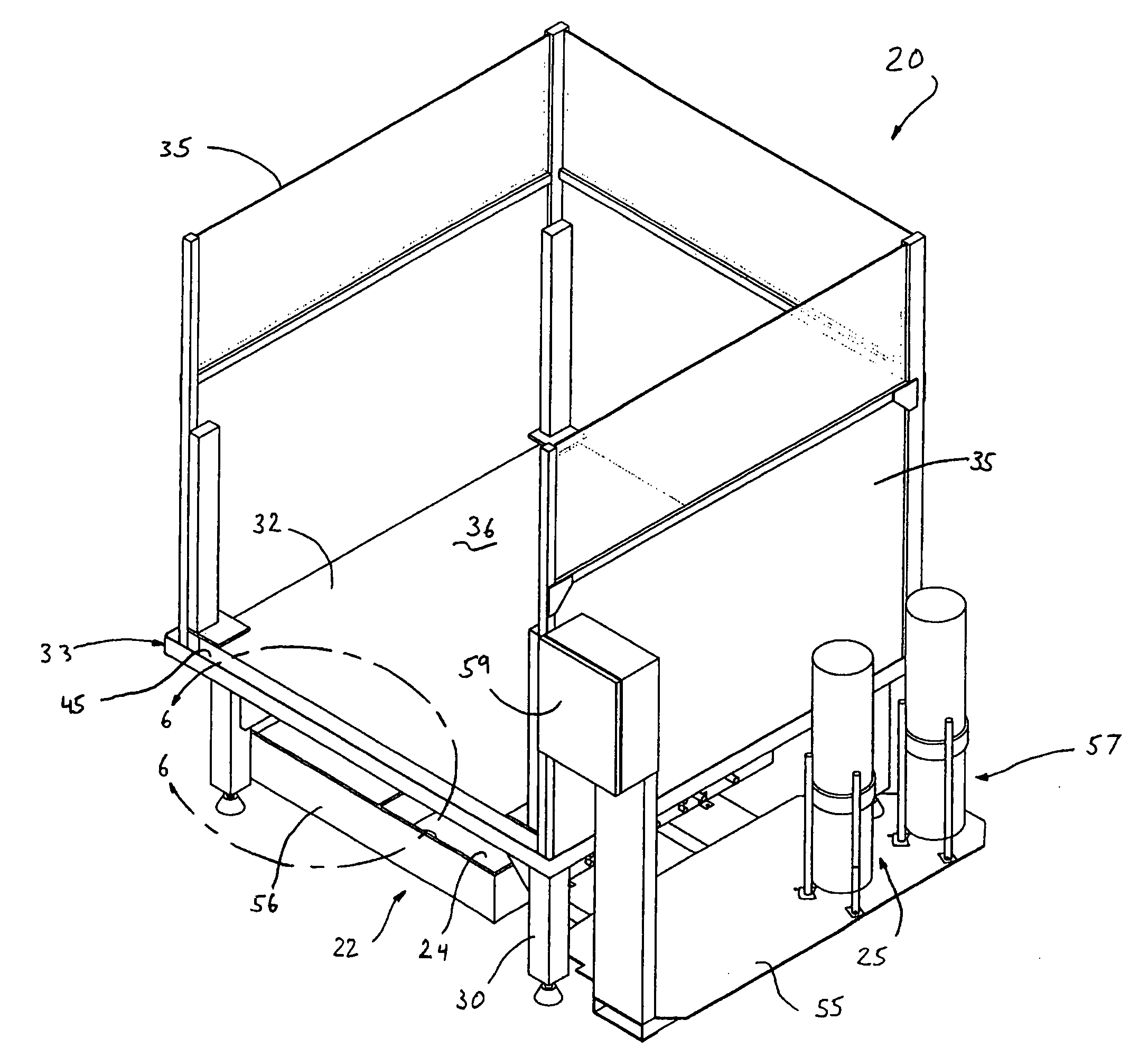 Closed-loop containment ash washer assembly and method