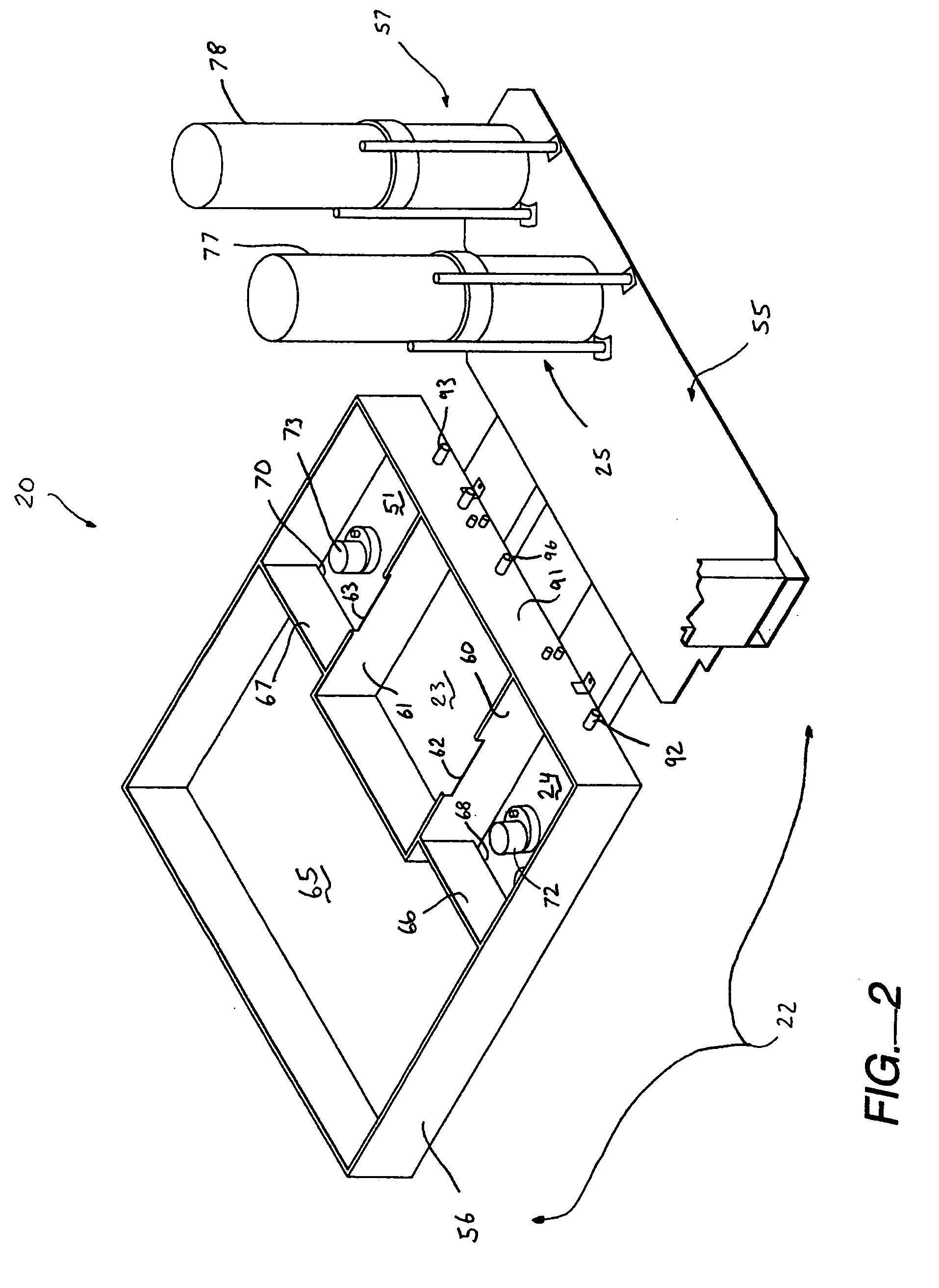 Closed-loop containment ash washer assembly and method