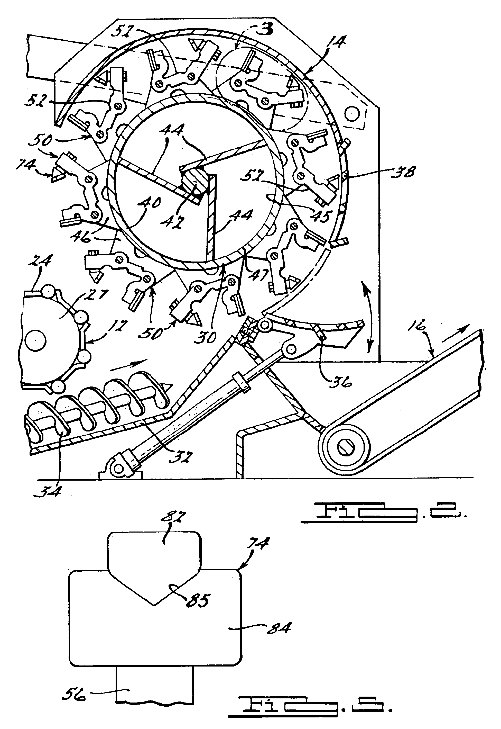 Multi-functional tool assembly for processing tool of waste processing machine