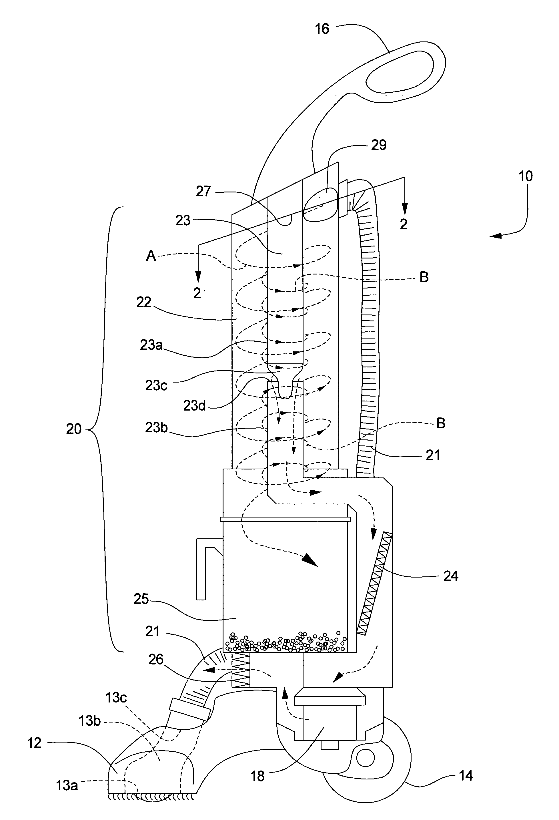 Dust separation system