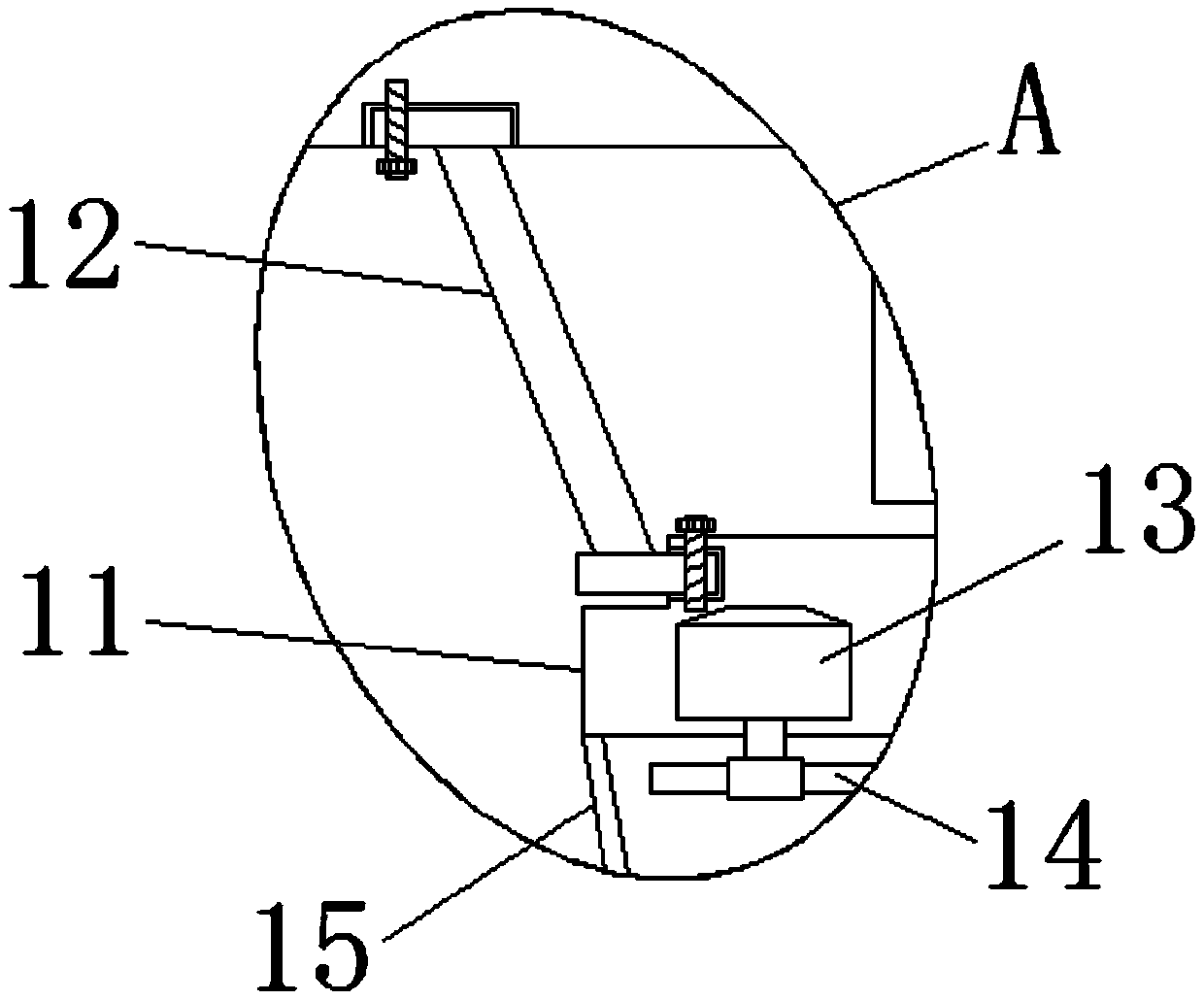 Detonation shallow hole drying device