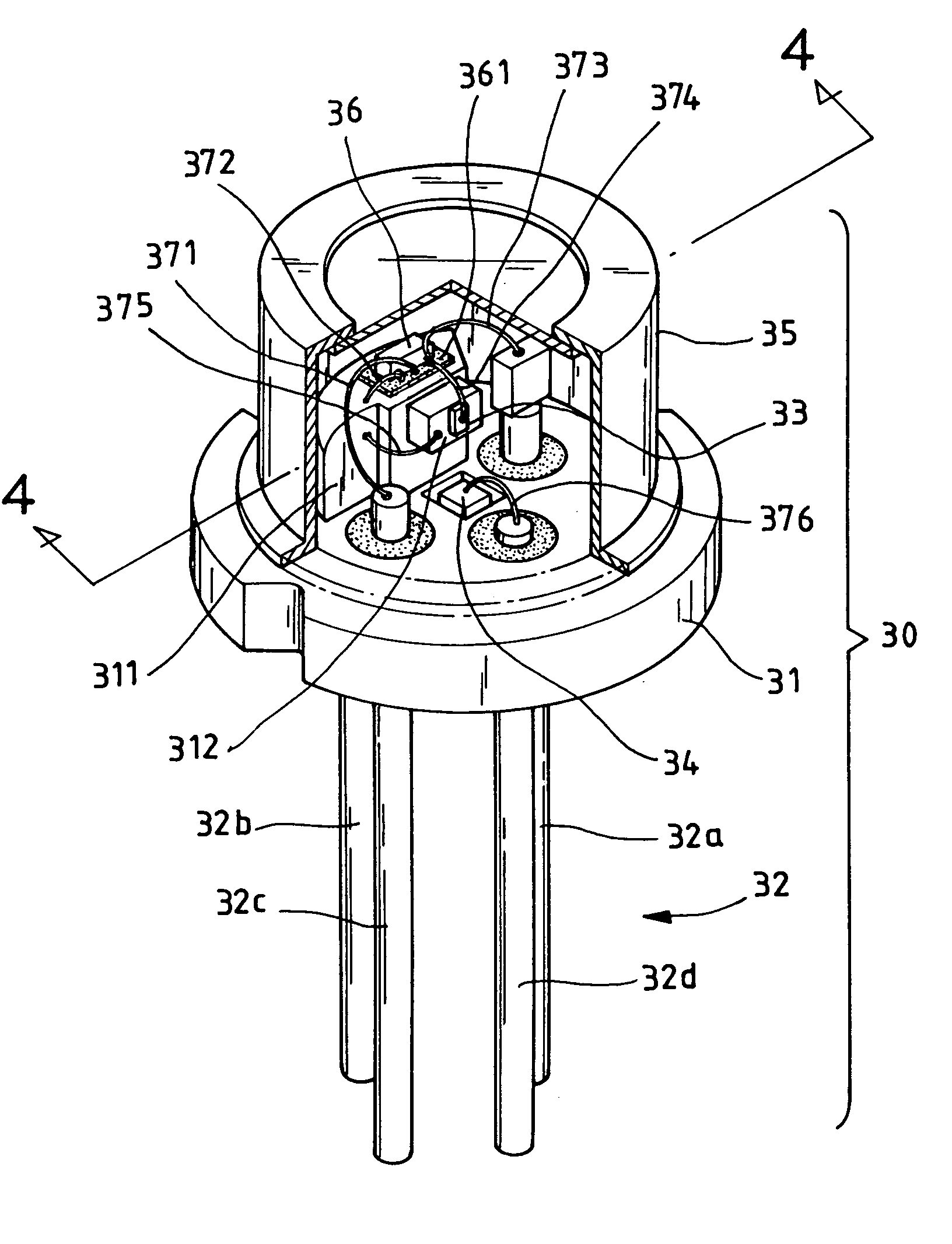 Laser diode module with a built-in high-frequency modulation IC