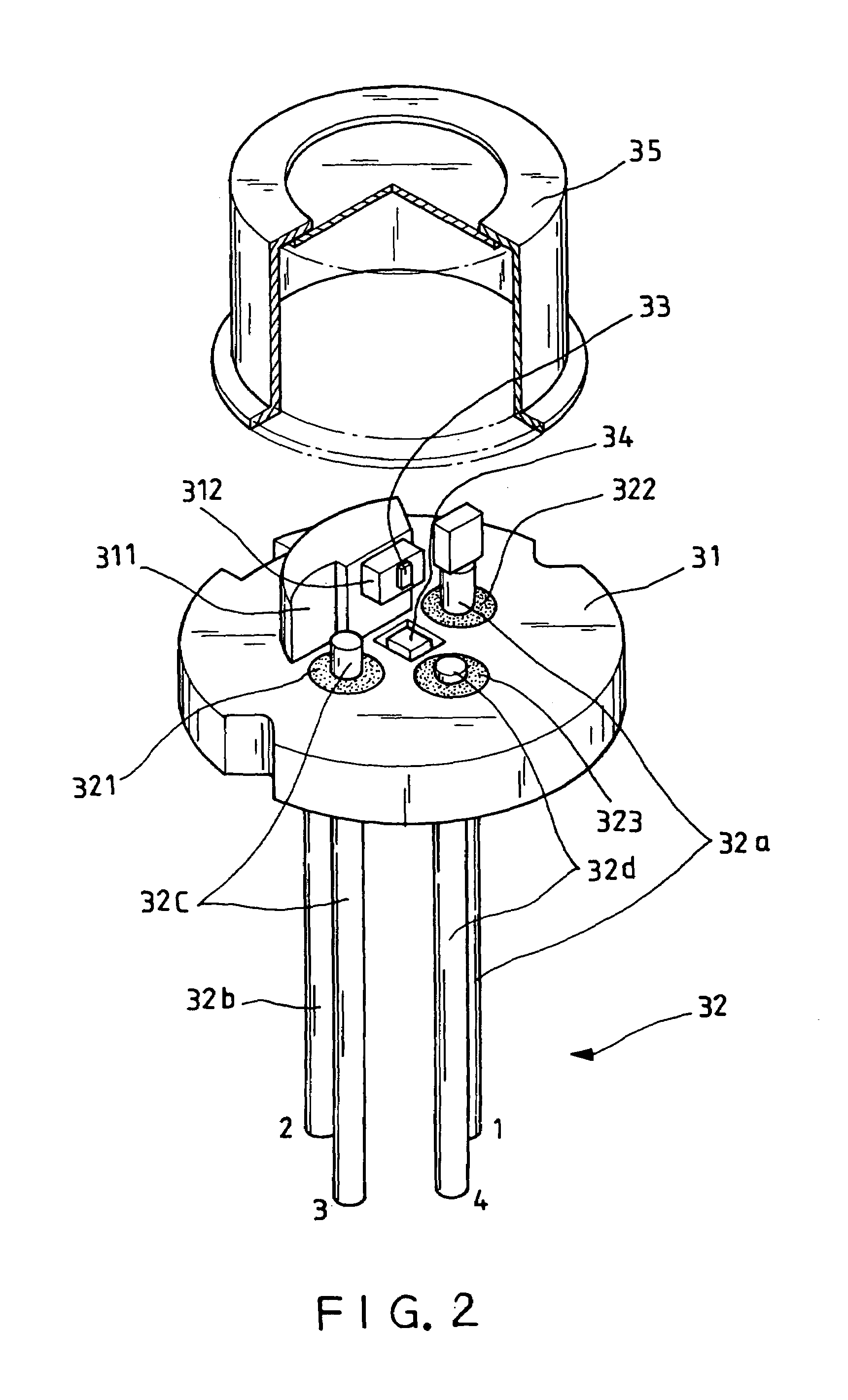 Laser diode module with a built-in high-frequency modulation IC